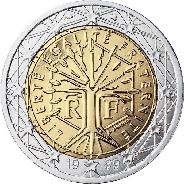 Франция 2 Евро