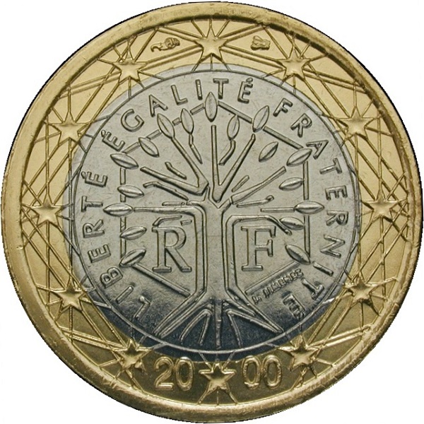 Франция 1 Евро