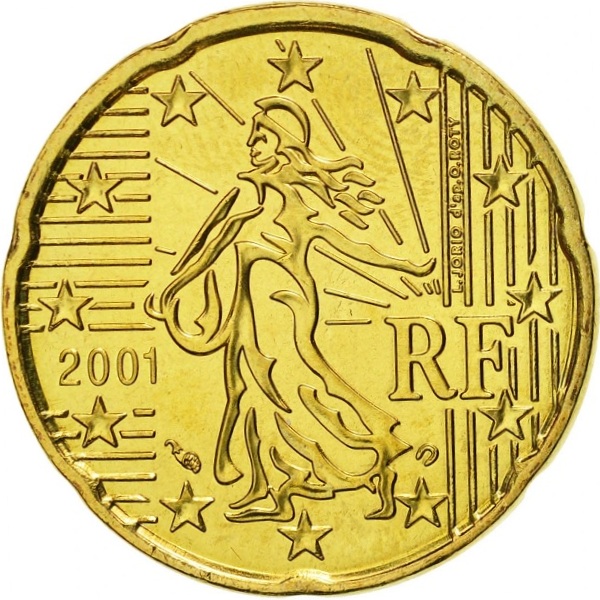 Франция 20 Евро цент