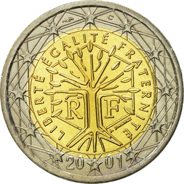 Франция 2 Евро