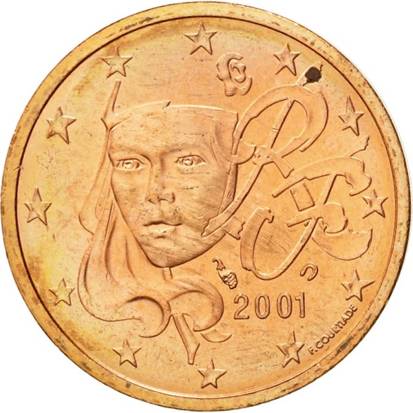 Франция 2 Евро цент