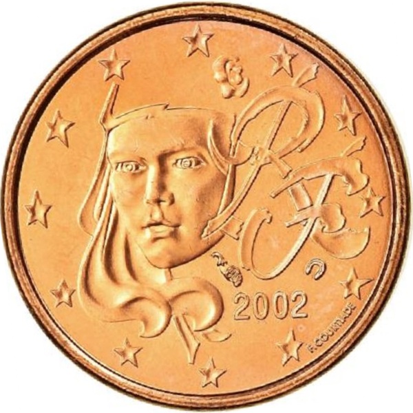 Франция 1 Евро цент