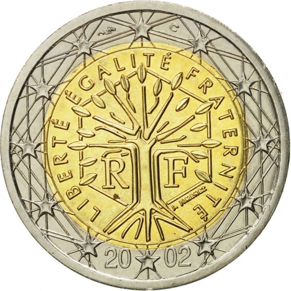Франция 2 Евро