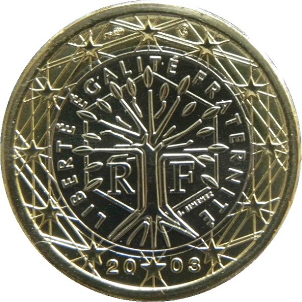 Франция 1 Евро