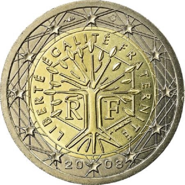 Франция 2 Евро