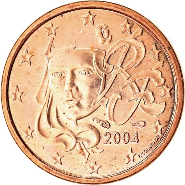 Франция 1 Евро цент