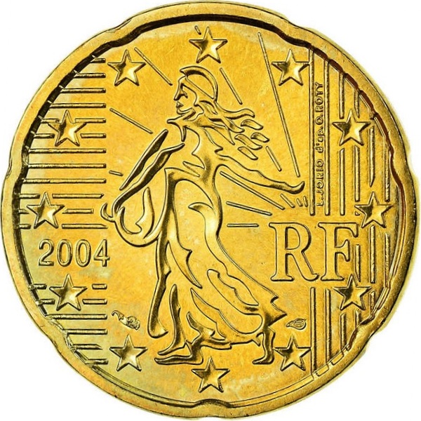 Франция 20 Евро цент