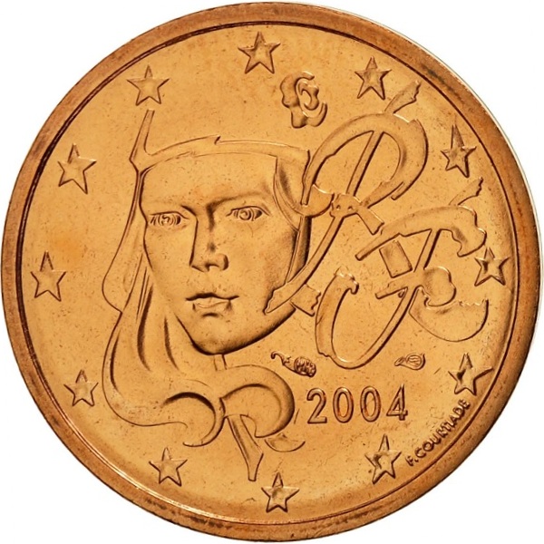 Франция 2 Евро цент