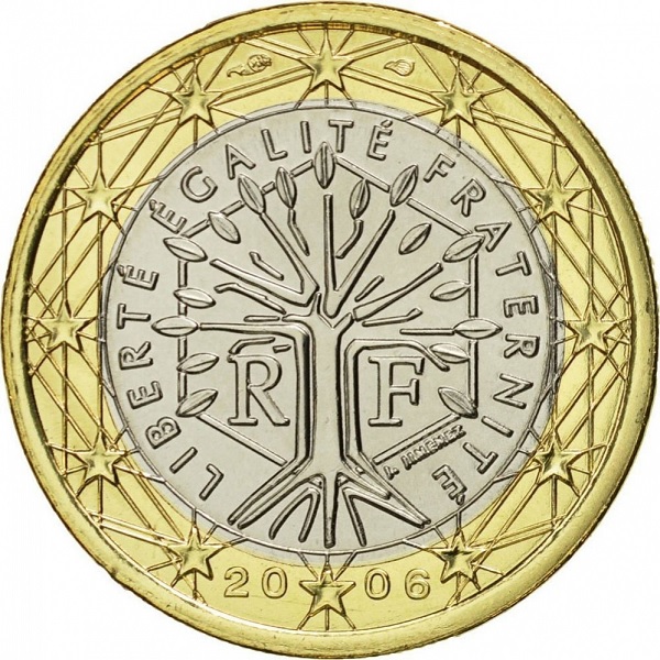 Франция 1 Евро