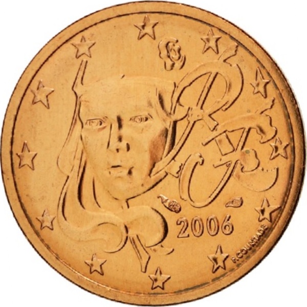 Франция 2 Евро цент