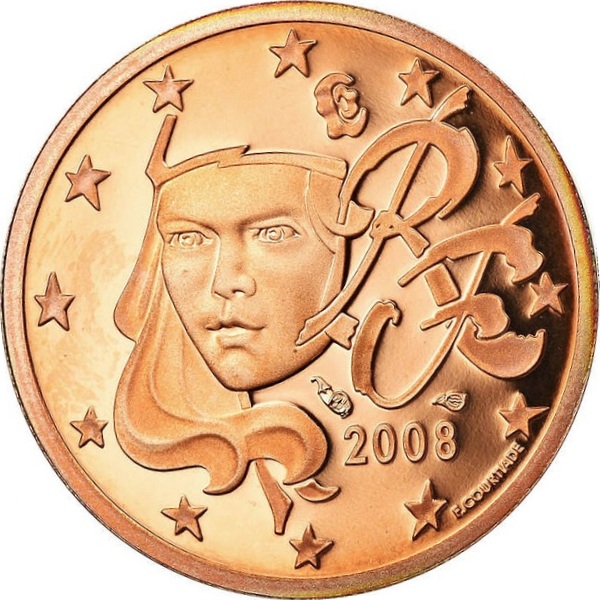 Франция 2 Евро цент