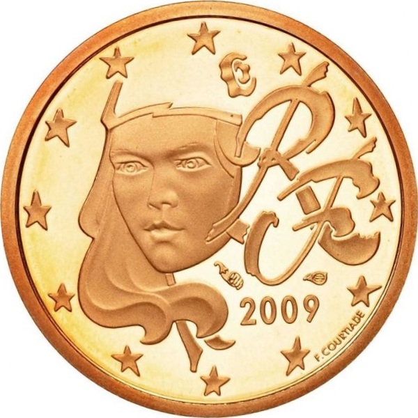 Франция 2 Евро цент