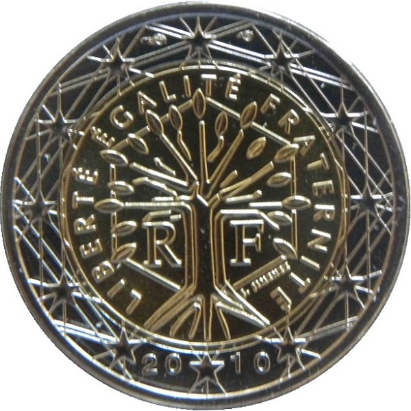 Франция 2 Евро