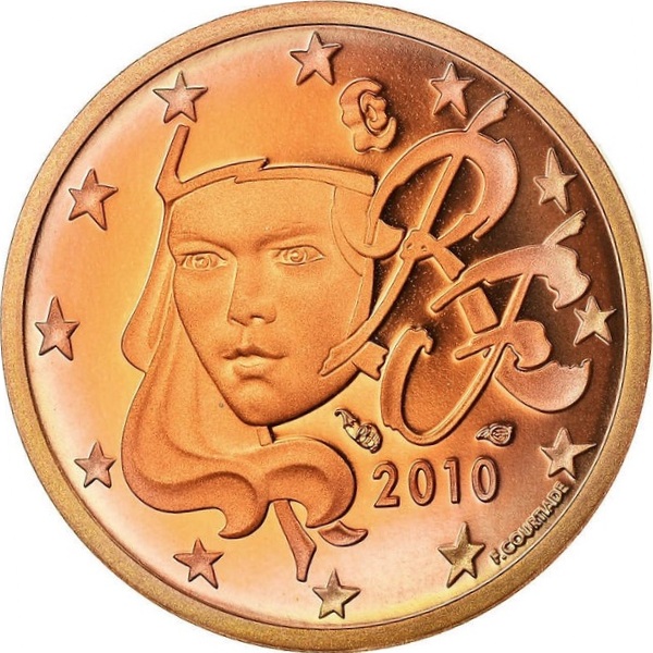 Франция 2 Евро цент