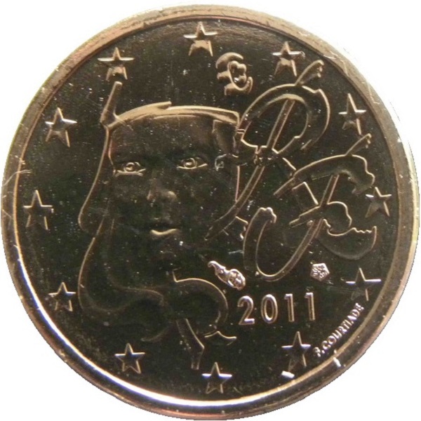 Франция 1 Евро цент