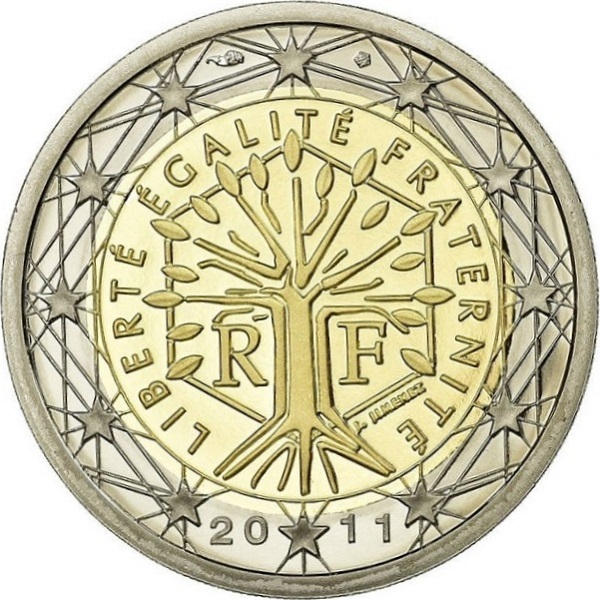 Франция 2 Евро