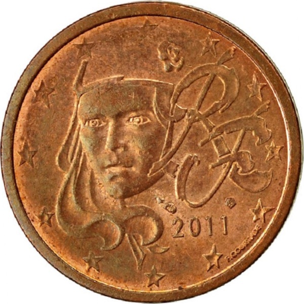 Франция 2 Евро цент