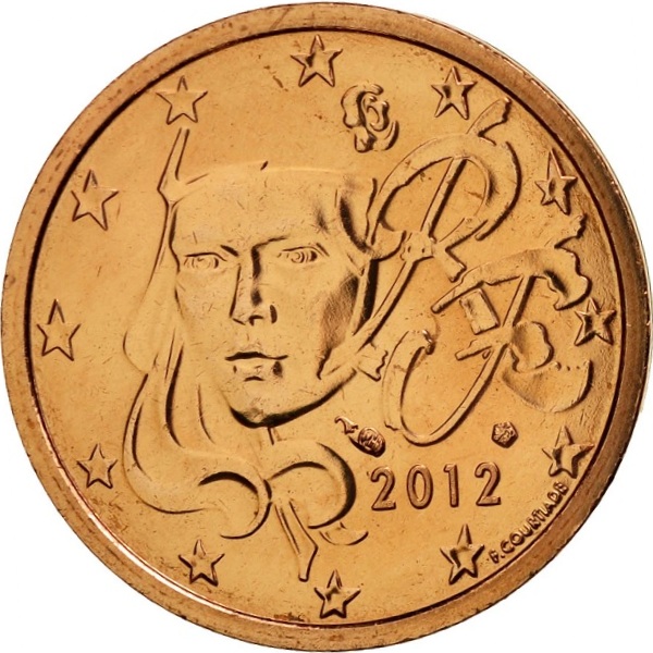 Франция 2 Евро цент