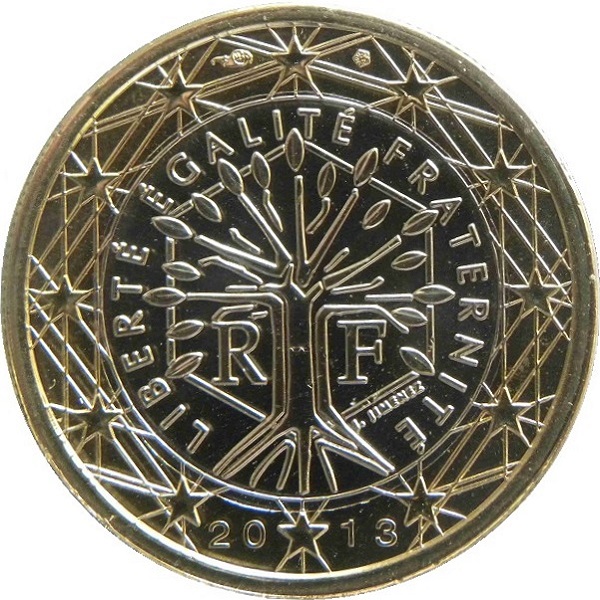 Франция 1 Евро