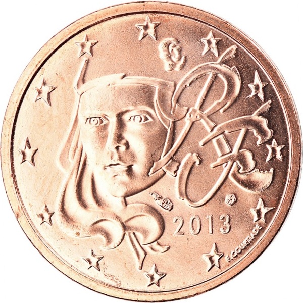 Франция 2 Евро цент