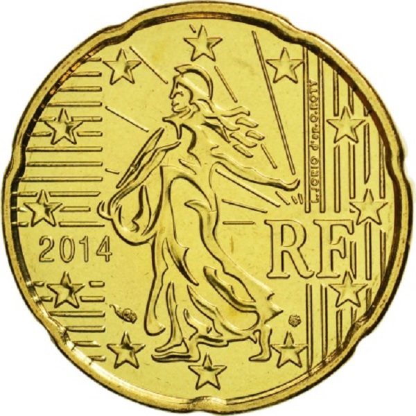 Франция 20 Евро цент