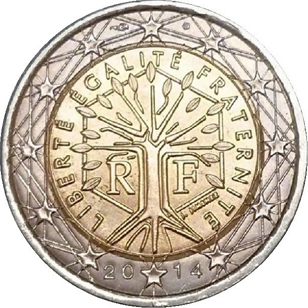 Франция 2 Евро