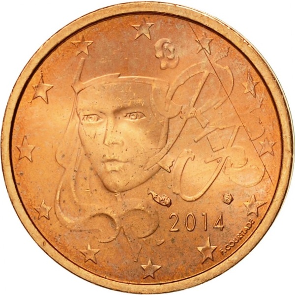 Франция 2 Евро цент