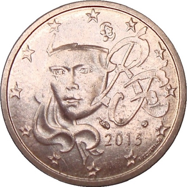 Франция 2 Евро цент