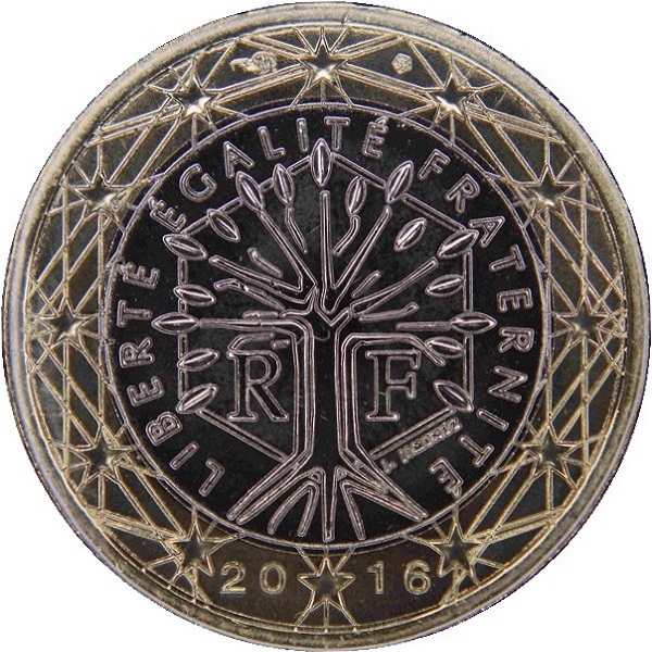 Франция 1 Евро