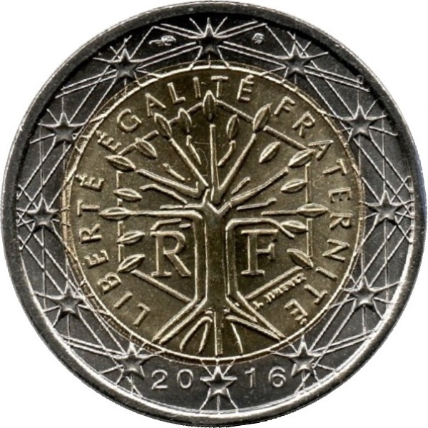 Франция 2 Евро