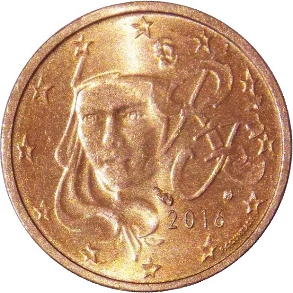 Франция 2 Евро цент