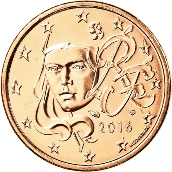 Франция 5 Евро цент