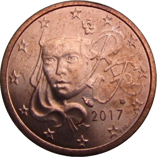 Франция 2 Евро цент