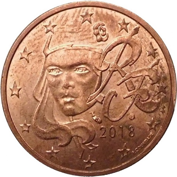 Франция 2 Евро цент