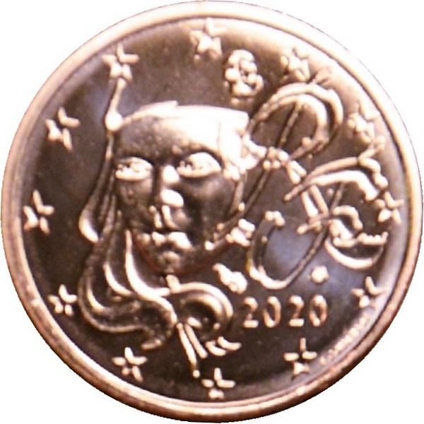 Франция 1 Евро цент