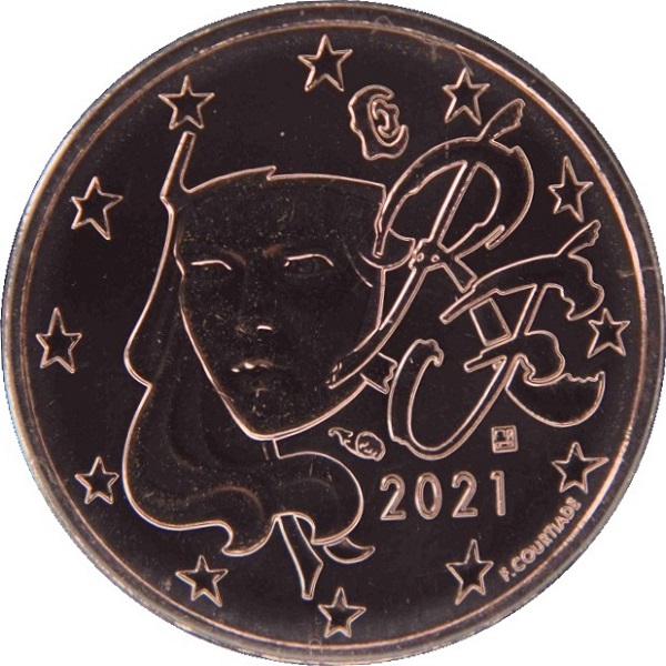 Франция 2 Евро цент