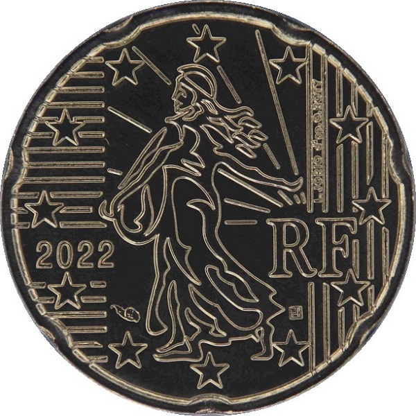 Франция 20 Евро цент