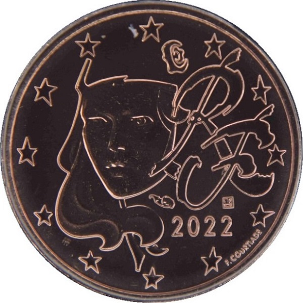 Франция 2 Евро цент