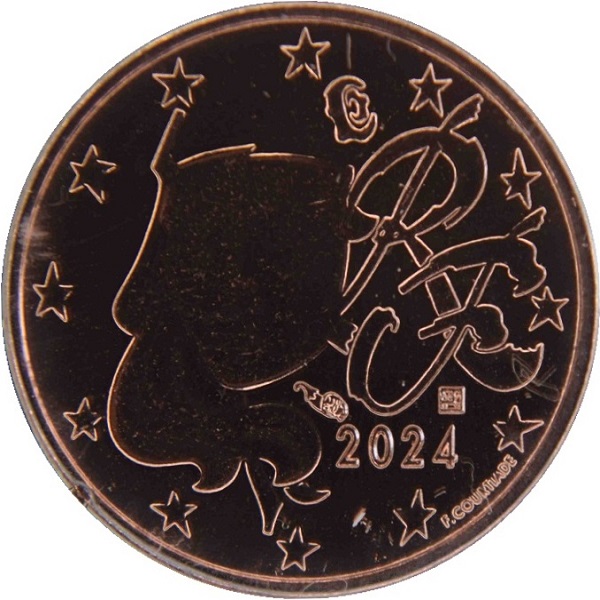 Франция 1 Евро цент