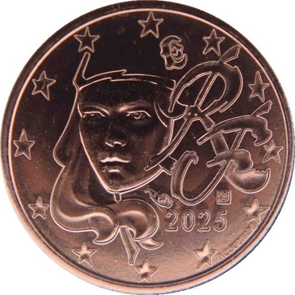 Франция 1 Евро цент