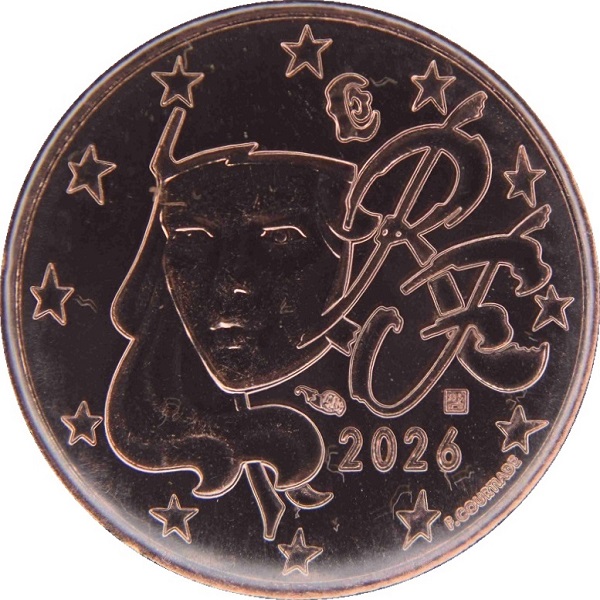 Франция 2 Евро цент