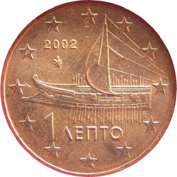 Греция 1 Евро цент