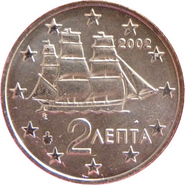 Греция 2 Евро цент