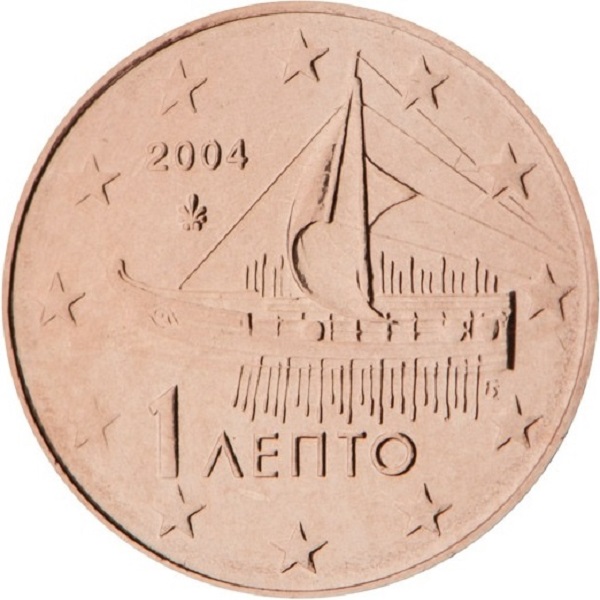 Греция 1 Евро цент