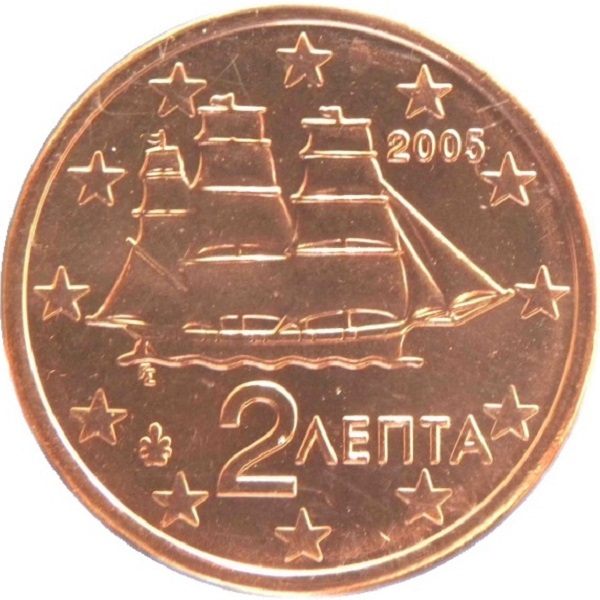 Греция 2 Евро цент