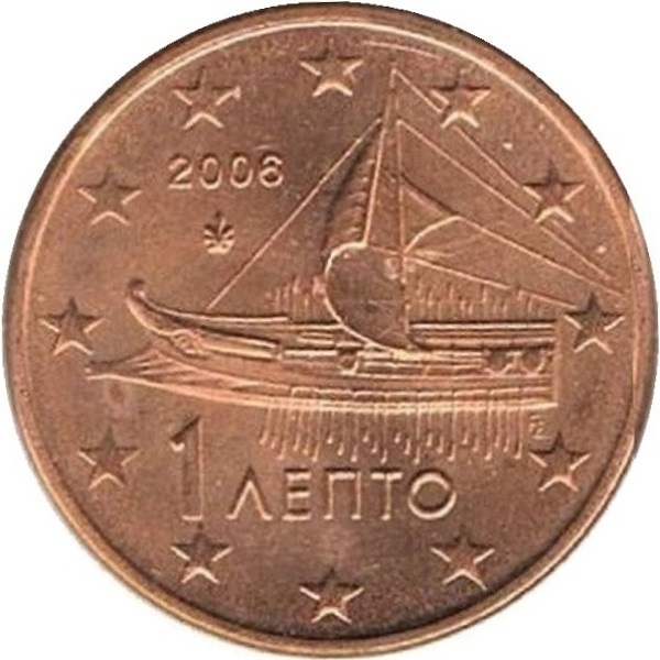 Греция 1 Евро цент