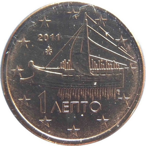 Греция 1 Евро цент