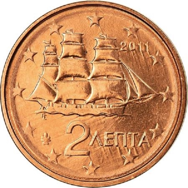 Греция 2 Евро цент