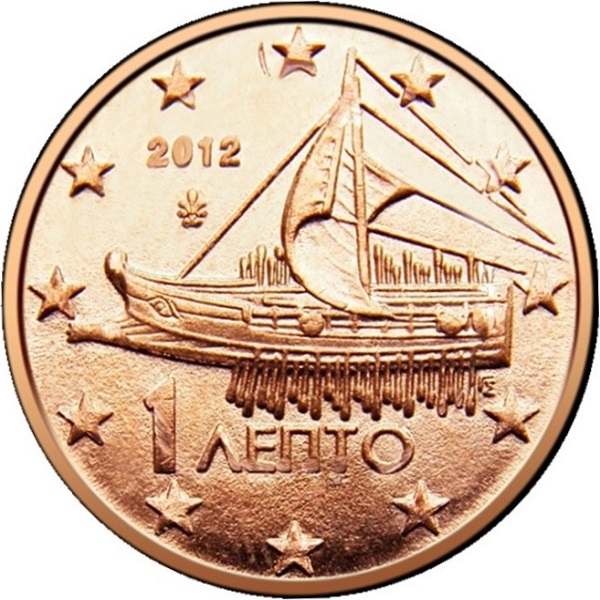 Греция 1 Евро цент