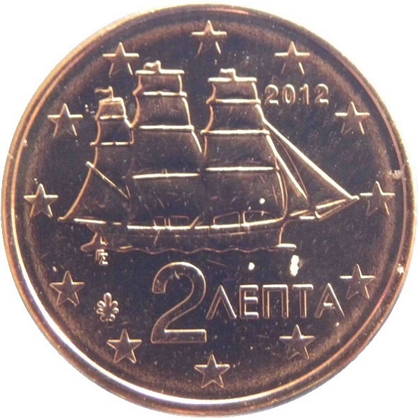 Греция 2 Евро цент